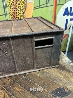 Vintage C. 1900 Coca Cola 72 Bottle Railroad Crate Carrier Sign Coke 7up Pepsi