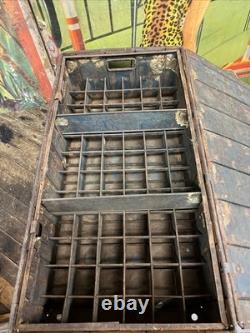 Vintage C. 1900 Coca Cola 72 Bottle Railroad Crate Carrier Sign Coke 7up Pepsi