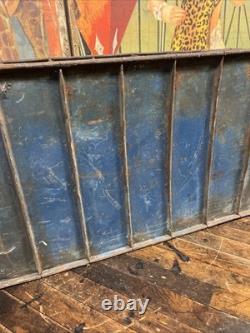 Vintage C. 1900 Coca Cola 72 Bottle Railroad Crate Carrier Sign Coke 7up Pepsi