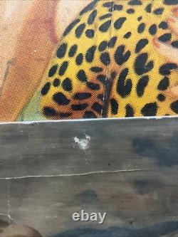 Vintage C. 1920 Orange Crush Sign Coca Cola 7up Pepsi Dr Pepper Beach Sand Dog