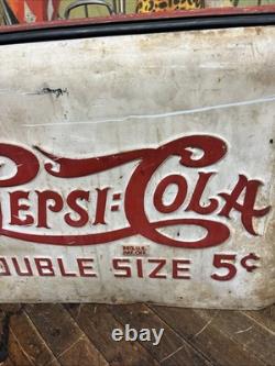 Vintage C. 1934 Pepsi Cola Quikold Countertop Cooler Sign Coca Cola Coke 7up