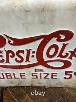 Vintage C. 1934 Pepsi Cola Quikold Countertop Cooler Sign Coca Cola Coke 7up