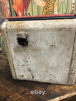 Vintage C. 1934 Pepsi Cola Quikold Countertop Cooler Sign Coca Cola Coke 7up