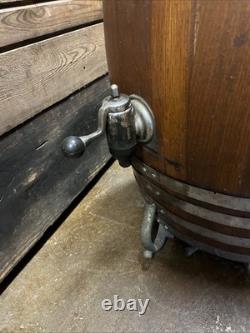 Vintage C. 1940 Dads Root Beer Barrel Soda Dispenser Sign Coca Cola 7up Pepsi