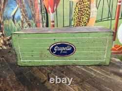 Vintage C. 1940 Grapette Countertop Cooler Sign Coca Cola 7up Pepsi Dr Pepper