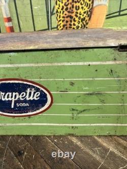 Vintage C. 1940 Grapette Countertop Cooler Sign Coca Cola 7up Pepsi Dr Pepper
