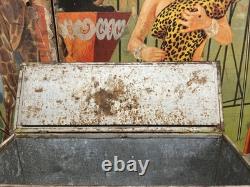 Vintage C. 1940 Grapette Countertop Cooler Sign Coca Cola 7up Pepsi Dr Pepper