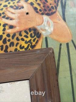 Vintage C. 1950 7up Football Sign Coca Cola Coke Pepsi Orange Crush Dr Pepper