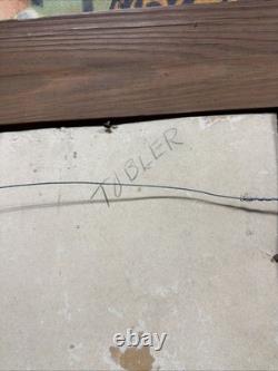 Vintage C. 1950 7up Football Sign Coca Cola Coke Pepsi Orange Crush Dr Pepper