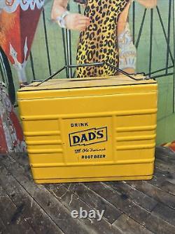 Vintage C. 1950 Dads Root Beer Atlas 18 Cooler Sign Coca Cola 7up Pepsi Oc Dp