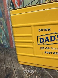 Vintage C. 1950 Dads Root Beer Atlas 18 Cooler Sign Coca Cola 7up Pepsi Oc Dp