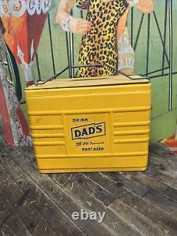 Vintage C. 1950 Dads Root Beer Atlas 18 Cooler Sign Coca Cola 7up Pepsi Oc Dp