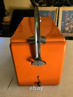 Vintage C. 1950 Nesbitts Cronstroms Cooler Sign Coca Cola 7up Pepsi Orange Crush