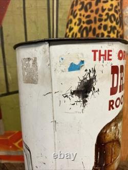 Vintage C. 1960 Dads Root Beer Trash Can Sign Coca Cola 7up Pepsi Orange Crush