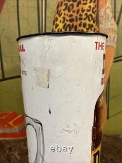 Vintage C. 1960 Dads Root Beer Trash Can Sign Coca Cola 7up Pepsi Orange Crush