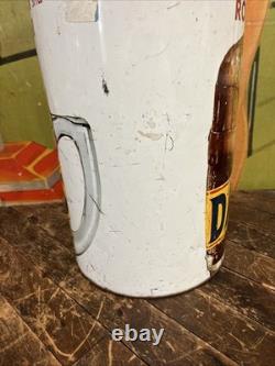 Vintage C. 1960 Dads Root Beer Trash Can Sign Coca Cola 7up Pepsi Orange Crush