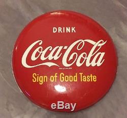 Vintage Coca Cola 12 Sign Of Good Taste Button No Reserve