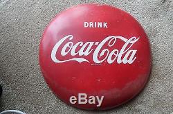 Vintage Coca-Cola 16 Button Metal Sign Coke