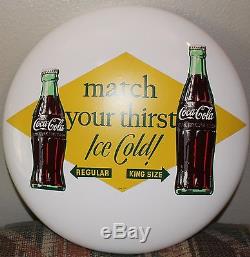 Vintage Coca Cola 16 Button Sign regular king size coke