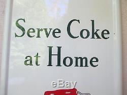 Vintage Coca Cola 1947 Pilaster Original Sign No Reserve