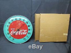 Vintage Coca Cola 1948 Thermometer Sign NOS With Original Box No Reserve