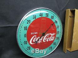 Vintage Coca Cola 1948 Thermometer Sign NOS With Original Box No Reserve