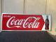 Vintage Coca Cola 1952 Painted Sign 9 3/8 X 27 1/2 No Reserve