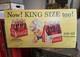 Vintage Coca-Cola 1955 King Size & Sprite Boy Advertising Sign Original