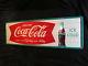 Vintage Coca Cola 1960's Refreshing New Feeling Sign Exc Condition No Reserve