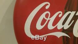 Vintage Coca Cola 24 Button Sign A-M 3-53 Nice 1953