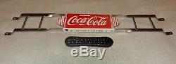 Vintage Coca Cola 31 Porcelain Metal Door Push Plate Soda Pop Gasoline Oil Sign