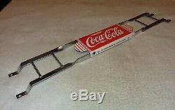 Vintage Coca Cola 31 Porcelain Metal Door Push Plate Soda Pop Gasoline Oil Sign