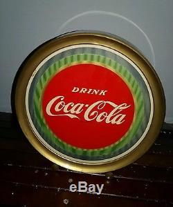Vintage Coca-Cola Advertising Lighted Sign Works Great