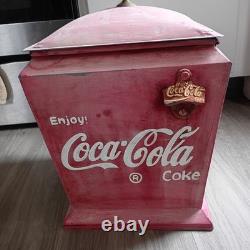 Vintage Coca-Cola Bar Top Icebox Cooler