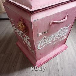 Vintage Coca-Cola Bar Top Icebox Cooler