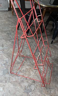 Vintage Coca Cola Bottle Return Rack Please Place Empties Here, Indiana Wire