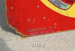 Vintage Coca Cola Bottle Sign Diamond shape general store ice cream advertising