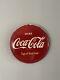 Vintage Coca Cola Button Sign Metal 16 AM128 Sign Of Good Taste