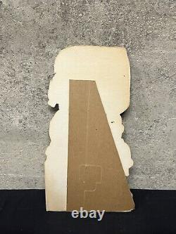Vintage Coca Cola Cardboard Litho Advertising Easel Back Display Sign
