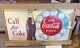Vintage Coca-Cola Cardboard Print and Frame & Kay Displays RARE Call For Coke