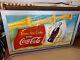 Vintage Coca Cola Cardboard Sign