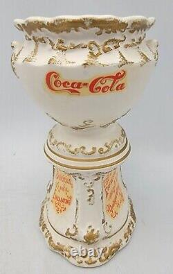 Vintage Coca-Cola Ceramic Syrup Urn Pencil Holder 7-1/2 Tall (Pre-Owned)