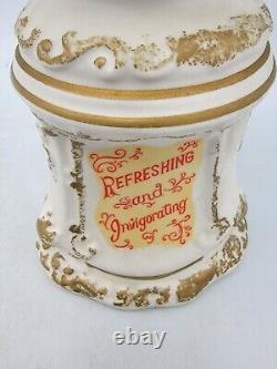 Vintage Coca-Cola Ceramic Syrup Urn Pencil Holder 7-1/2 Tall (Pre-Owned)