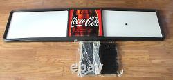 Vintage Coca Cola Coke 70 x 17 Menu Board Sign with 4 Sheets Letters & Numbers