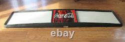 Vintage Coca Cola Coke 70 x 17 Menu Board Sign with 4 Sheets Letters & Numbers