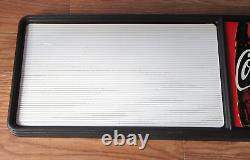 Vintage Coca Cola Coke 70 x 17 Menu Board Sign with 4 Sheets Letters & Numbers