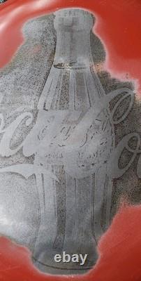 Vintage Coca Cola Coke Bottle 24 Soda Pop Advertising Button Sign