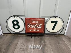 Vintage Coca Cola Coke Isle Marker Sign