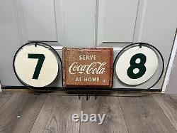 Vintage Coca Cola Coke Isle Marker Sign