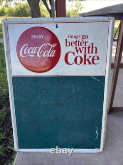 Vintage Coca Cola Coke Menu Sign Signs Board